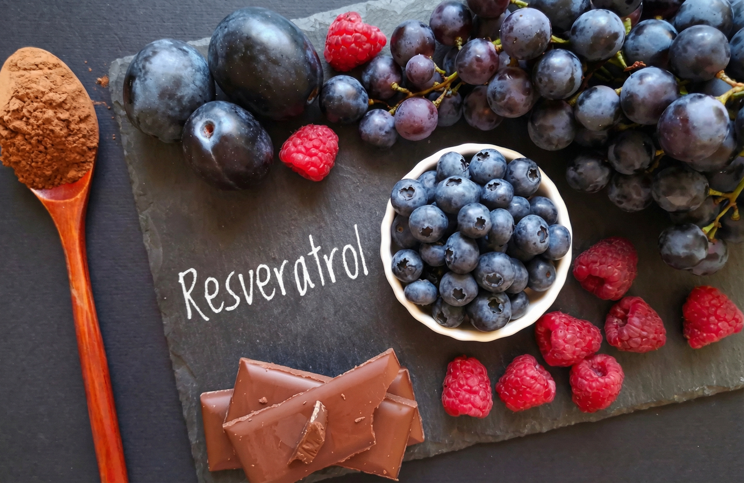 Potraviny obsahující resveratrol