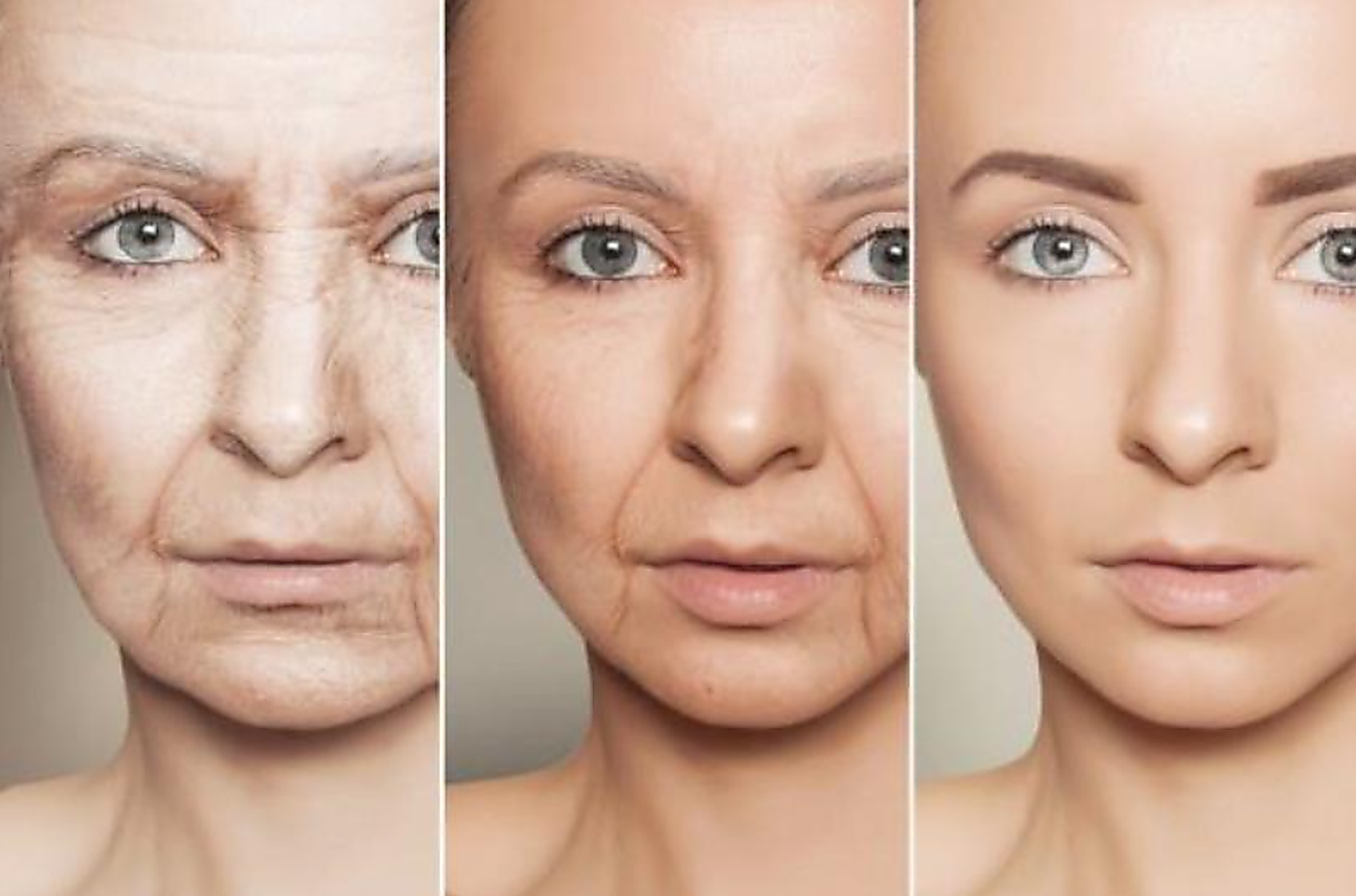 Stádia stárnutí pokožky