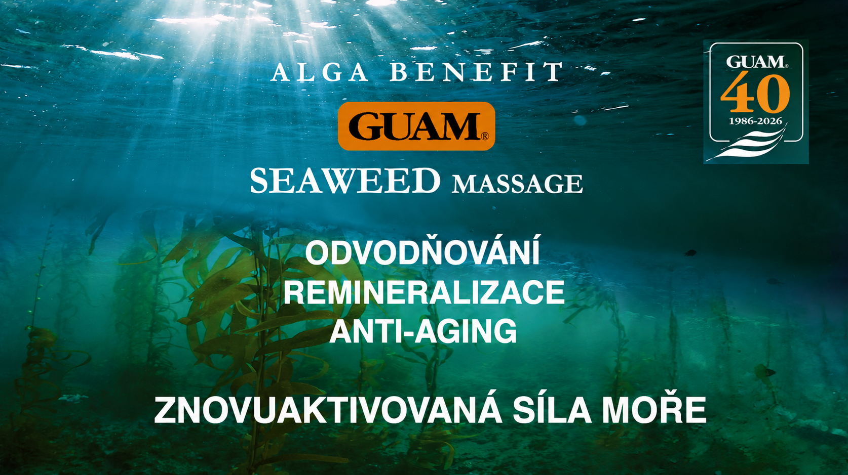 GUAM Alga Benefit — Odvodňování, remineralizace, anti-aging