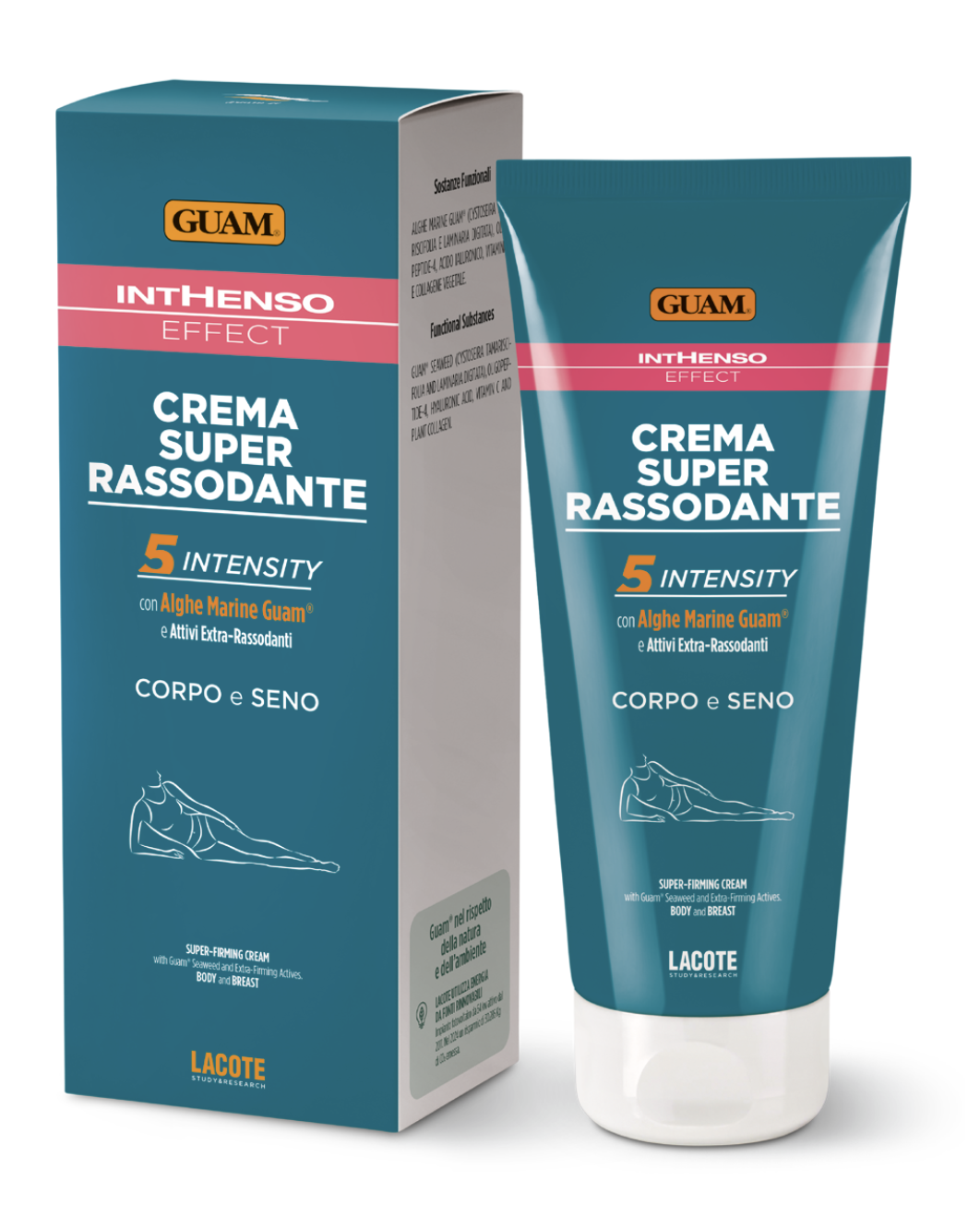 GUAM Crema Super Rassodante — krabička a tuba