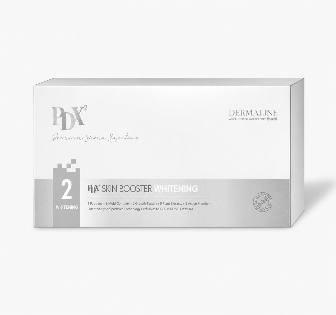 PDX² Skin Booster Whitening – krabička