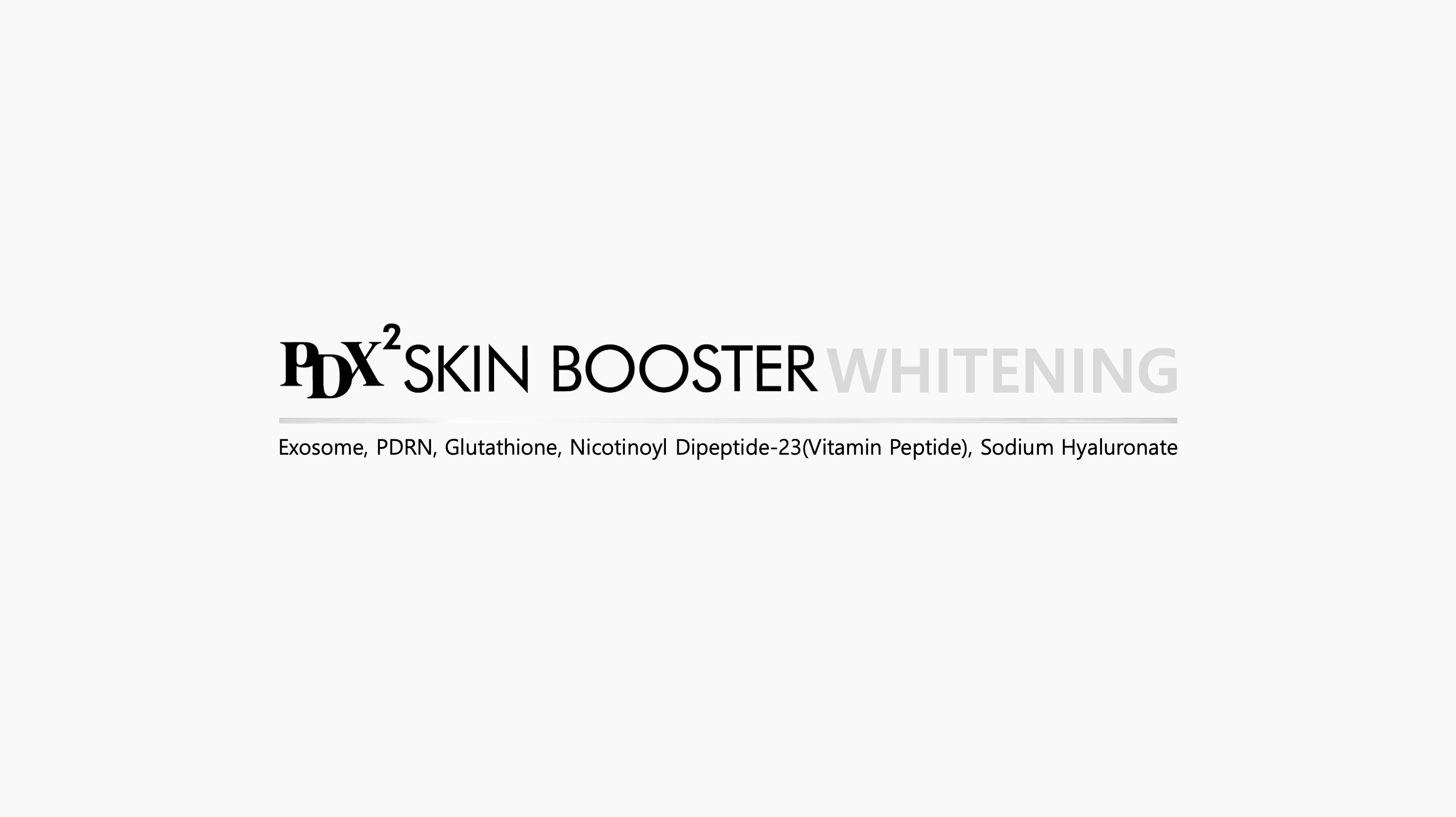 PDX2 Skin Booster Whitening – složení